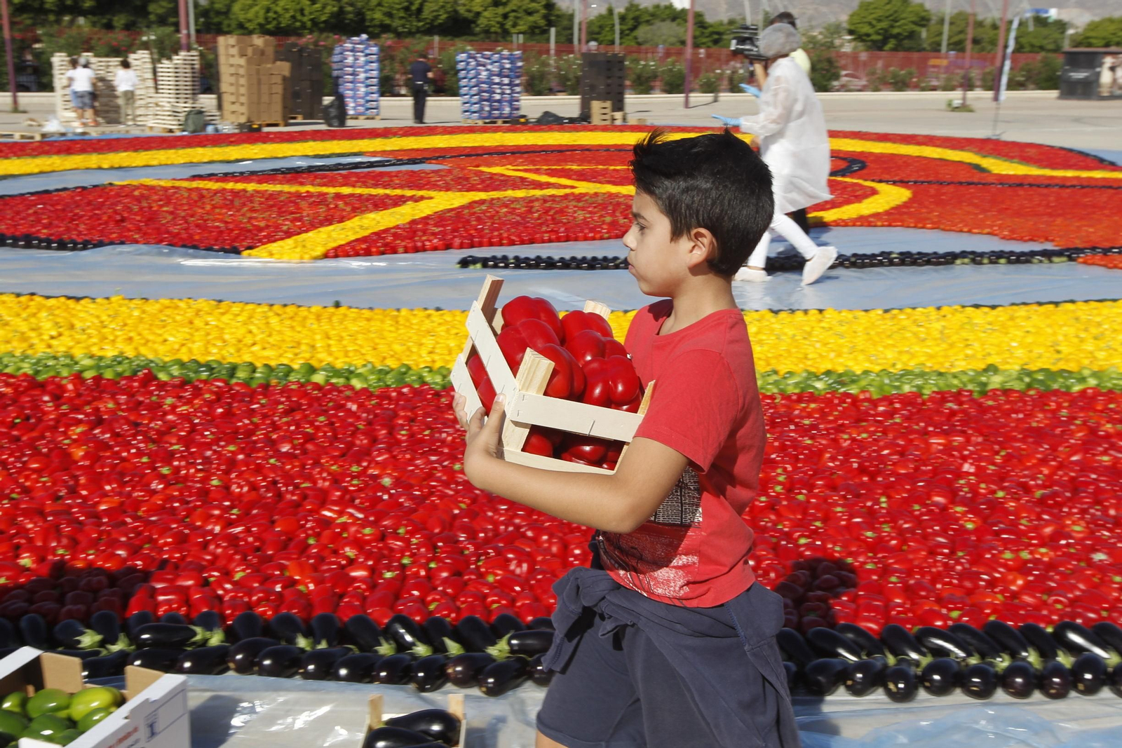 Fotogalería Récord Guinness Corazón Hortalizas Almería