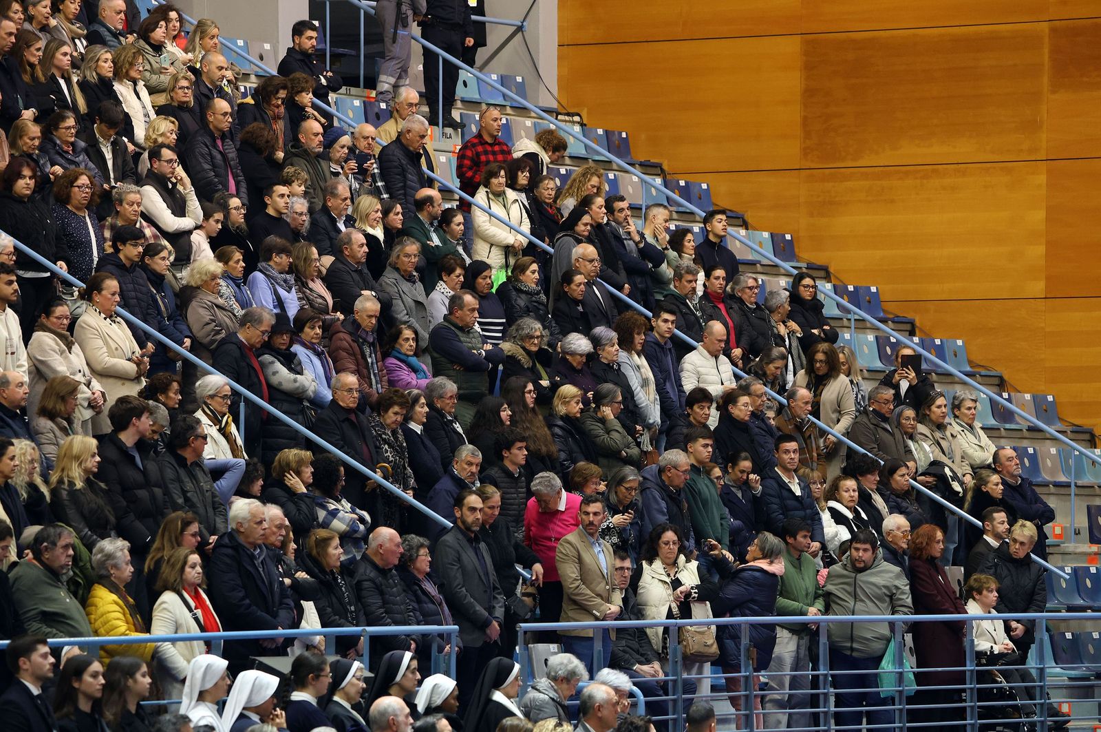 Fotografías de la misa funeral por las víctimas del accidente de tren en Adamuz