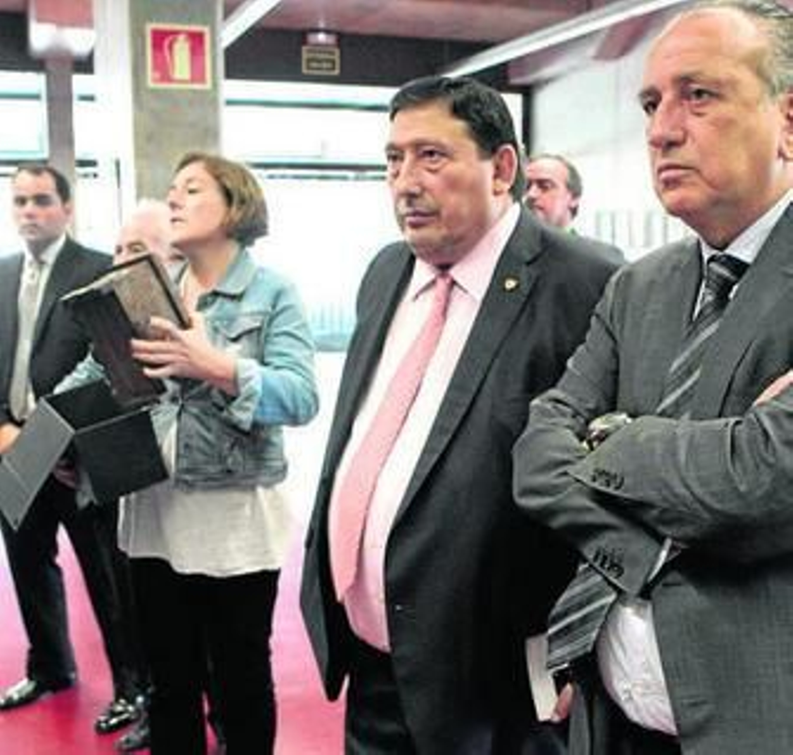 Sánchez Arminio, ayer en Bilbao con motivo de la reunión de la RFEF.