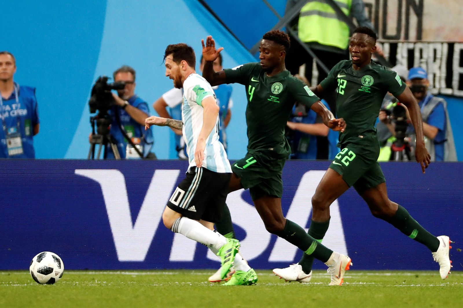 Las imágenes del Nigeria-Argentina