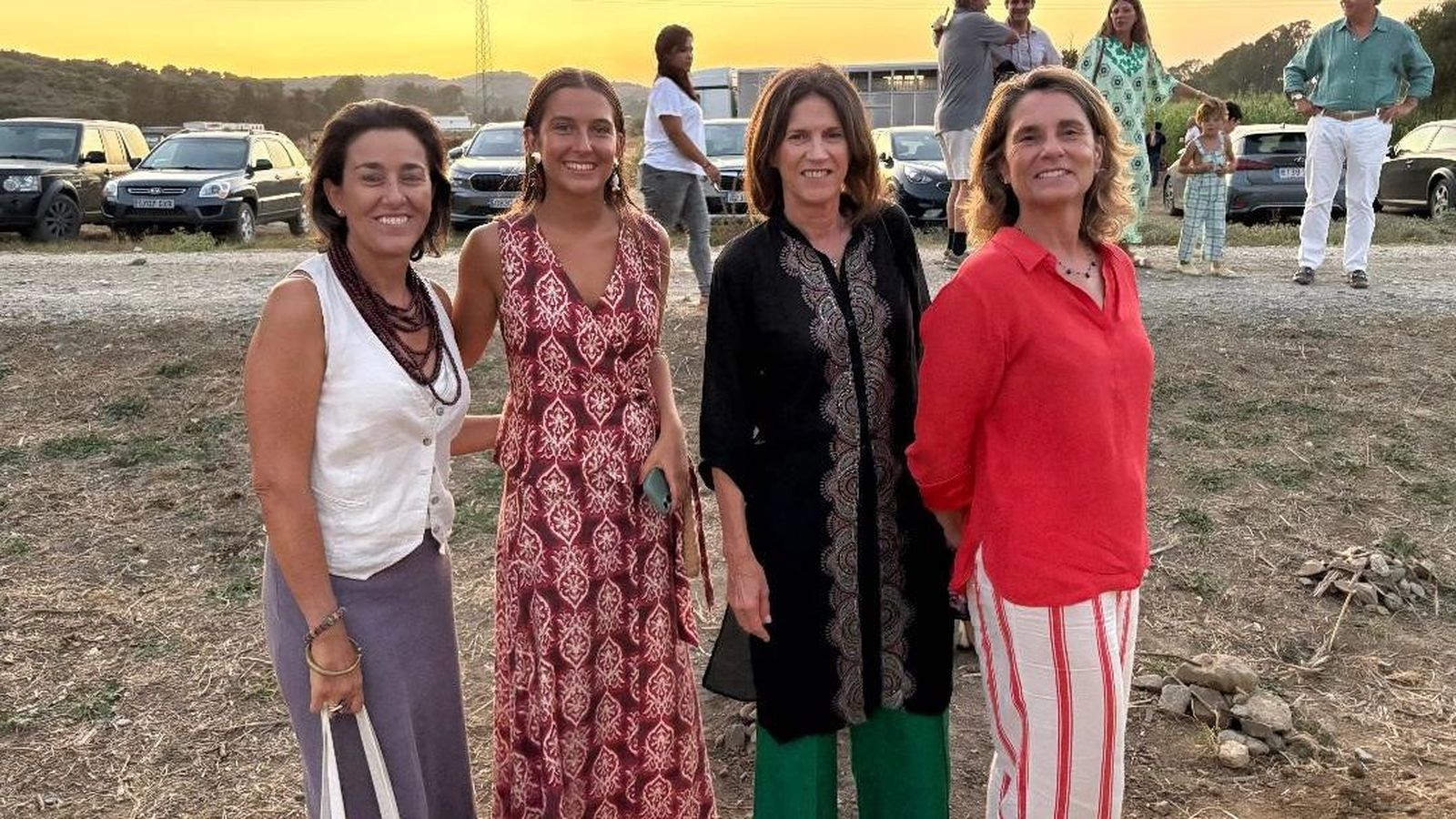 Elma Caballero, Luz Martel, María Luisa Paria y Teresa Mencos.