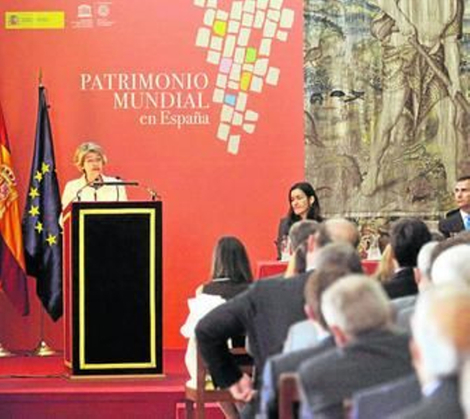 La directora general de la Unesco, Irina Bokova, en el encuentro que se inauguró ayer en Segovia.