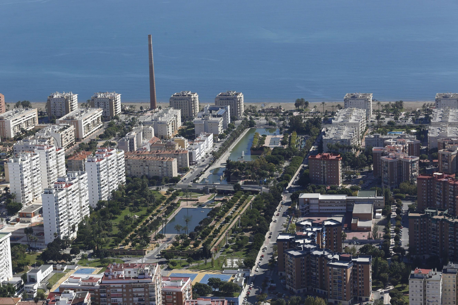 Vista panorámica del Parque del Oeste.