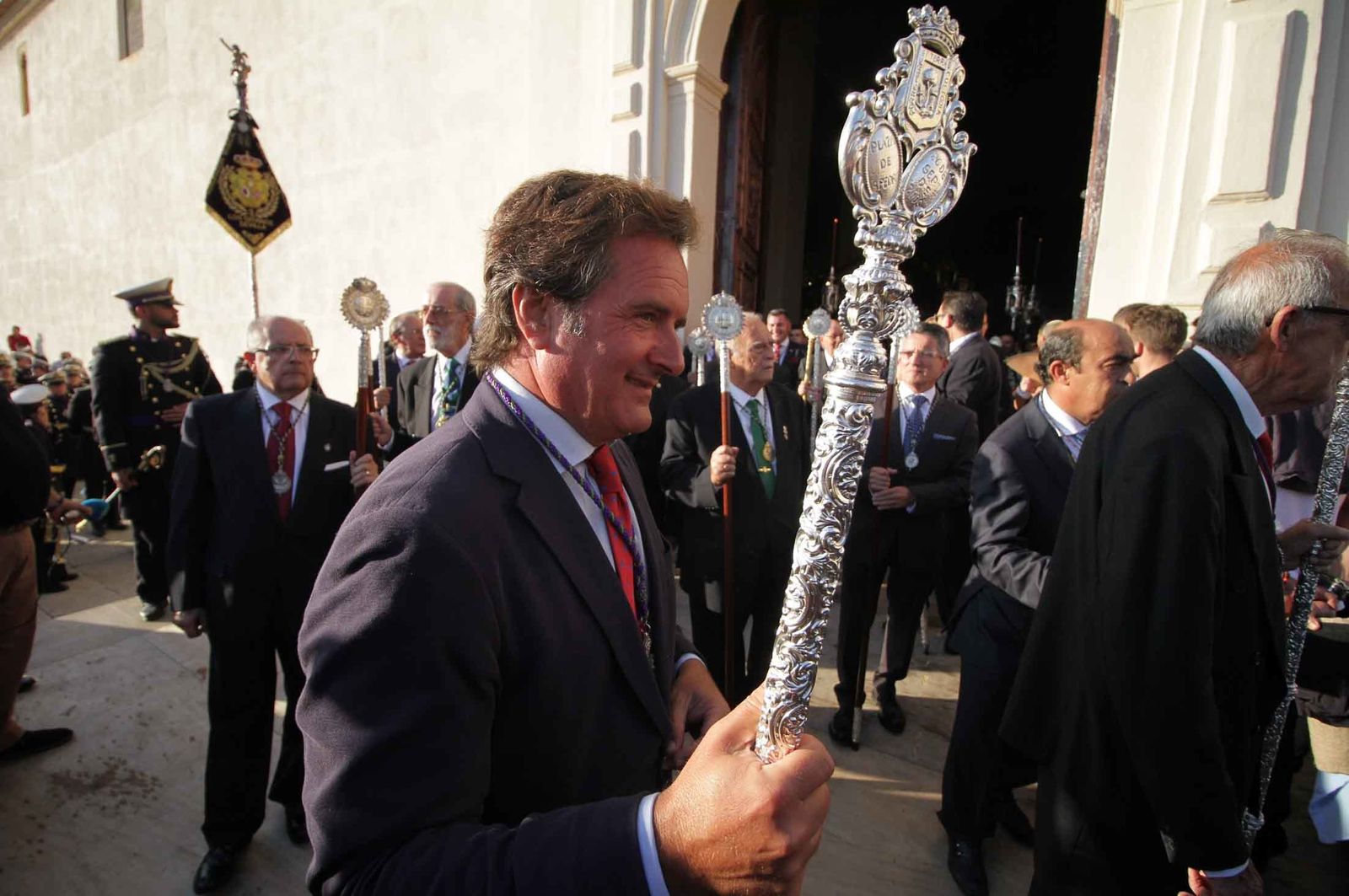 Imágenes del Señor de Pasión en la procesión del centenario de la hermandad