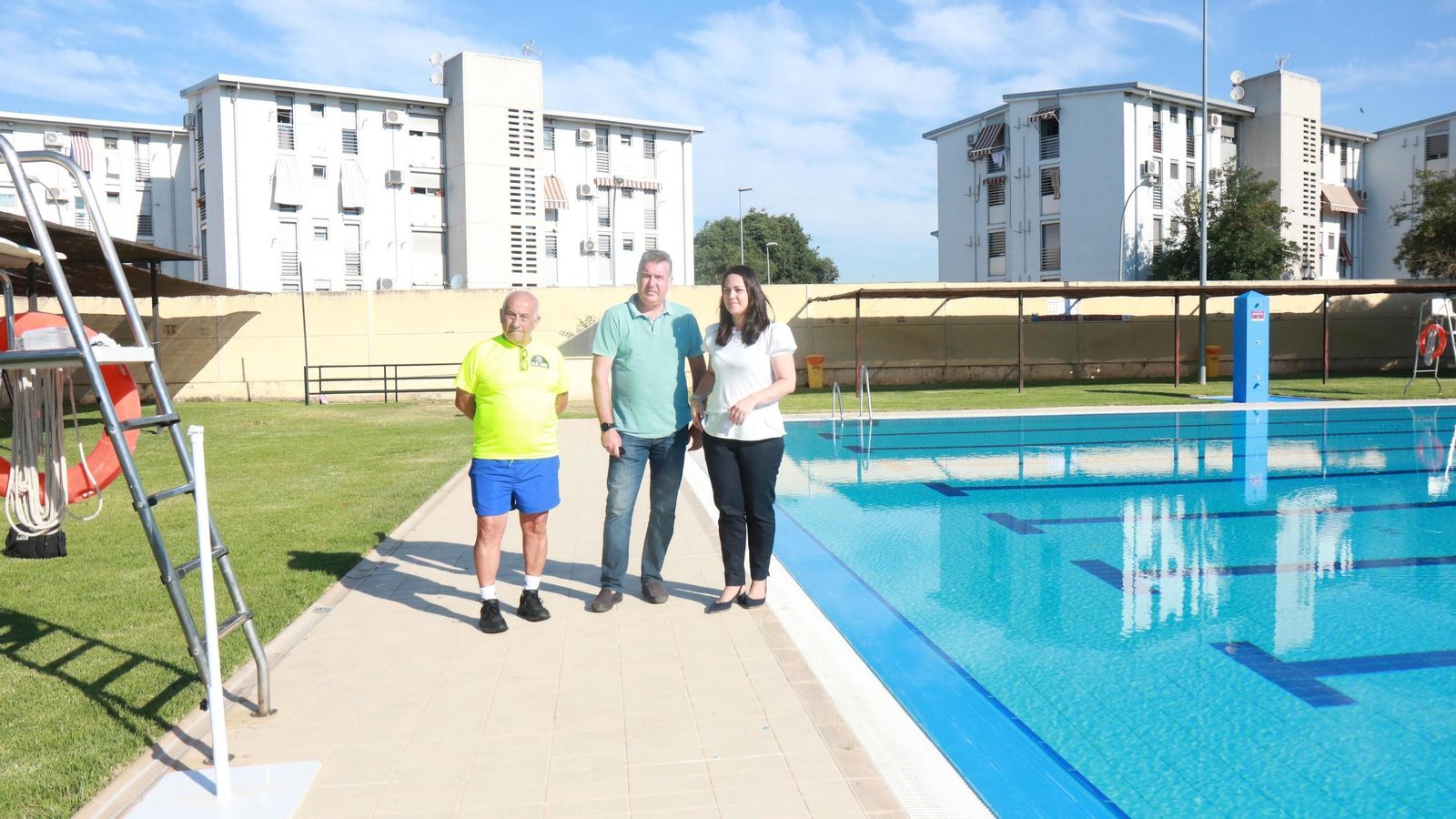 Instalaciones de la piscina de Calle Marbella.