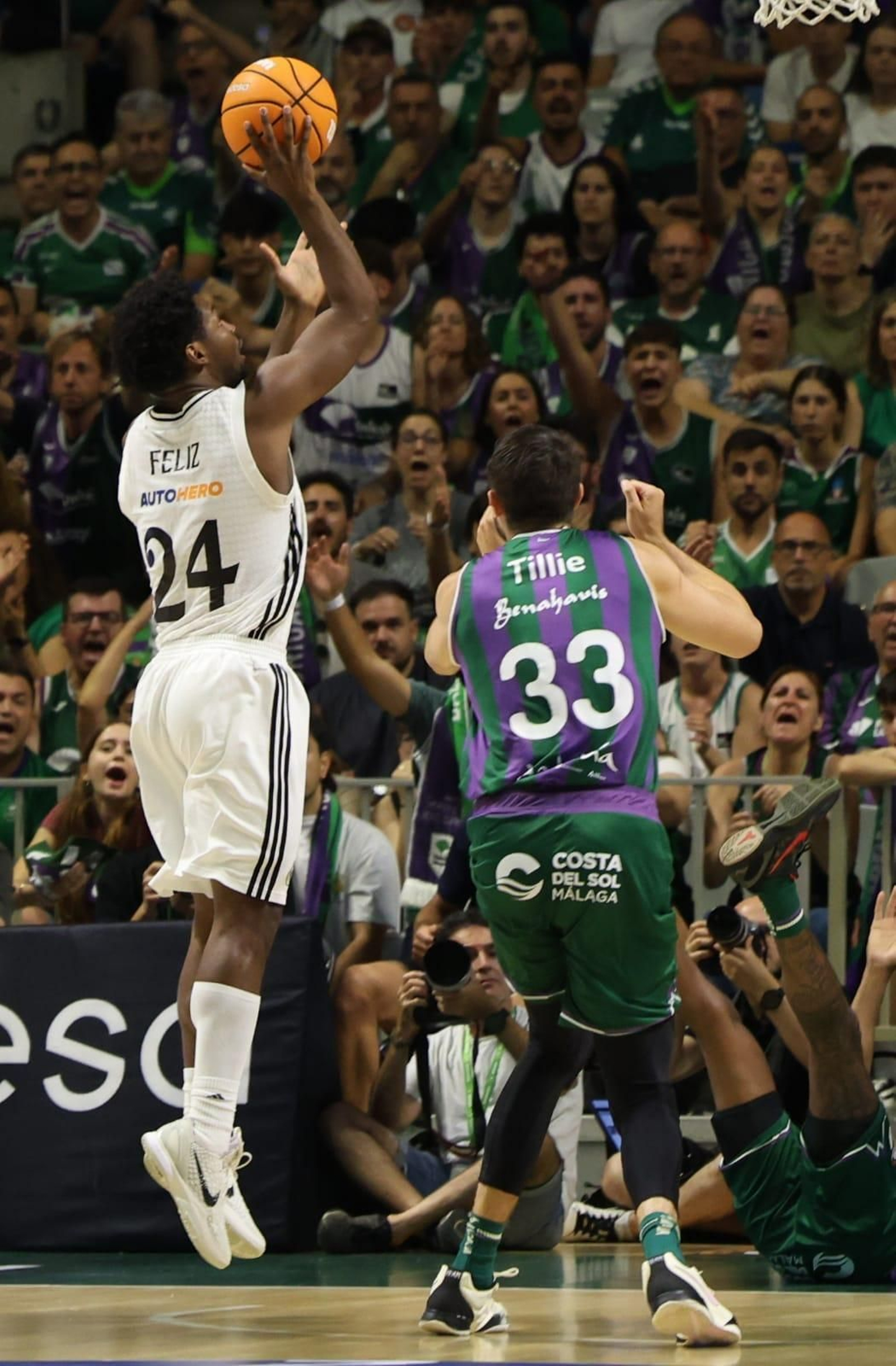 El Unicaja-Real Madrid, en fotos