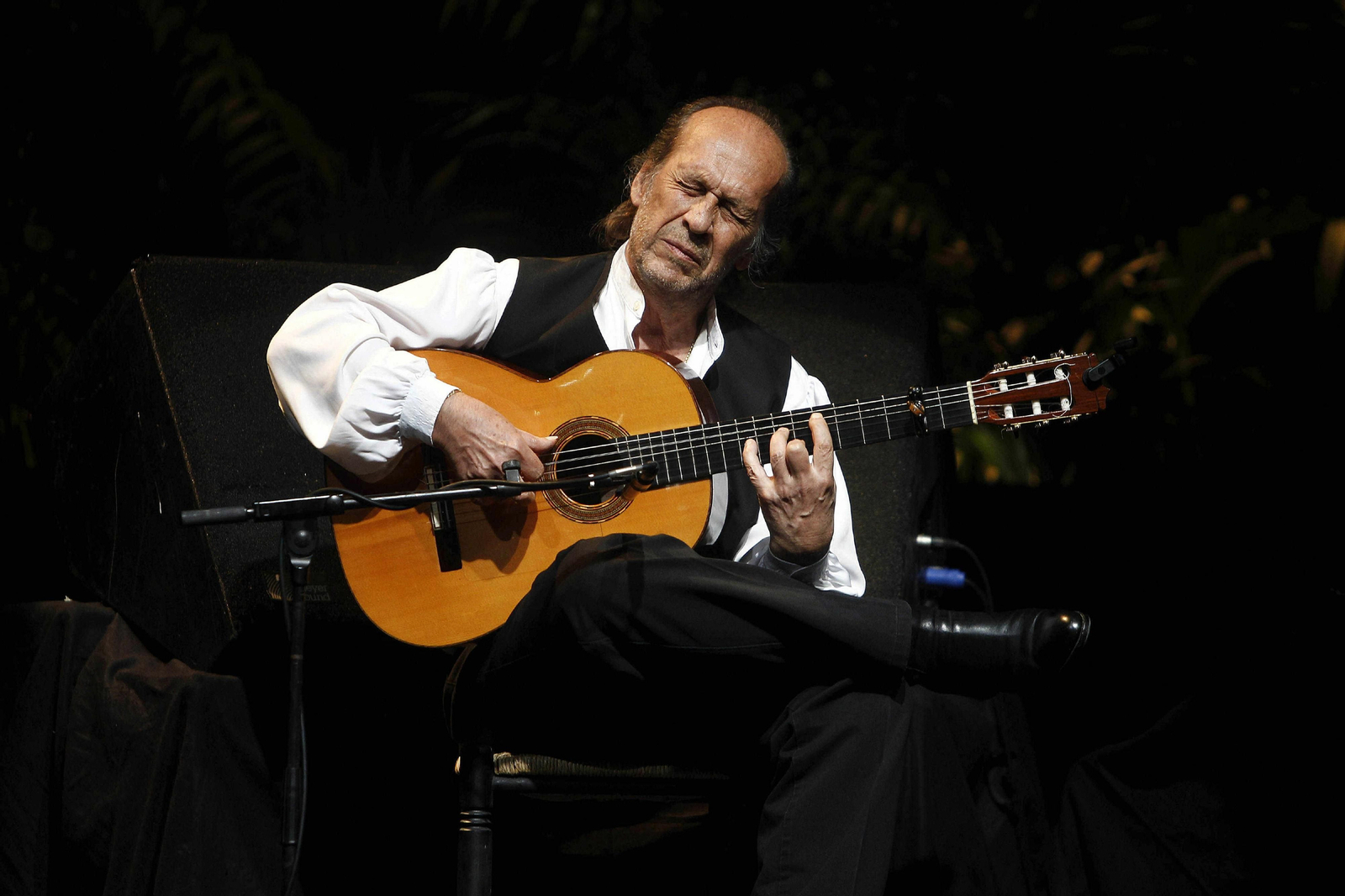 Paco de Lucía, durante una actuación.