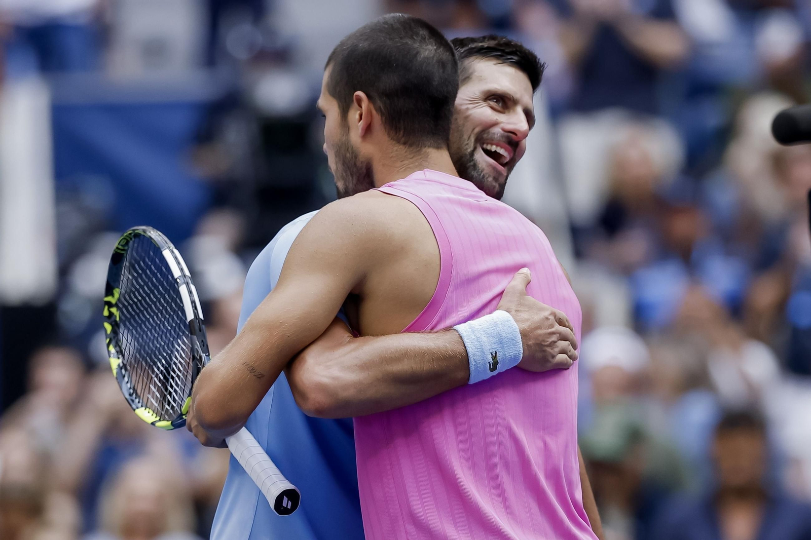 Las fotos del pase a la final de Alcaraz ante Djokovic