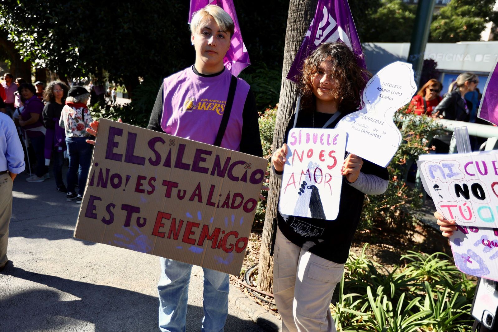 Todas las fotos que deja la manifestación del 25N