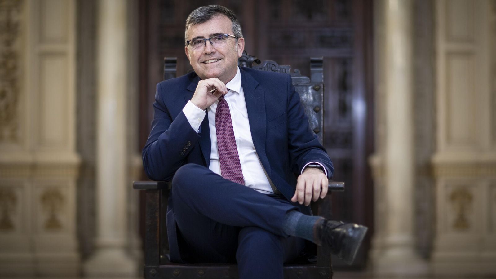 José Antonio Montilla, antes de la entrevista