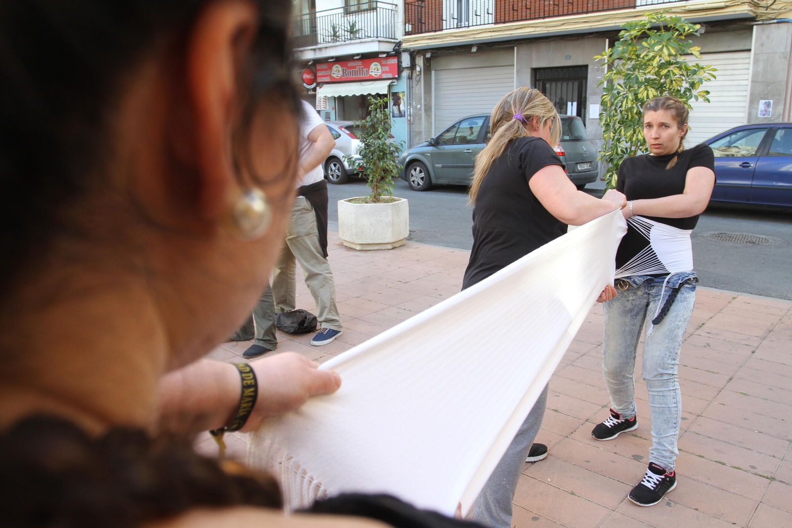 La mujer bajo las trabajaderas