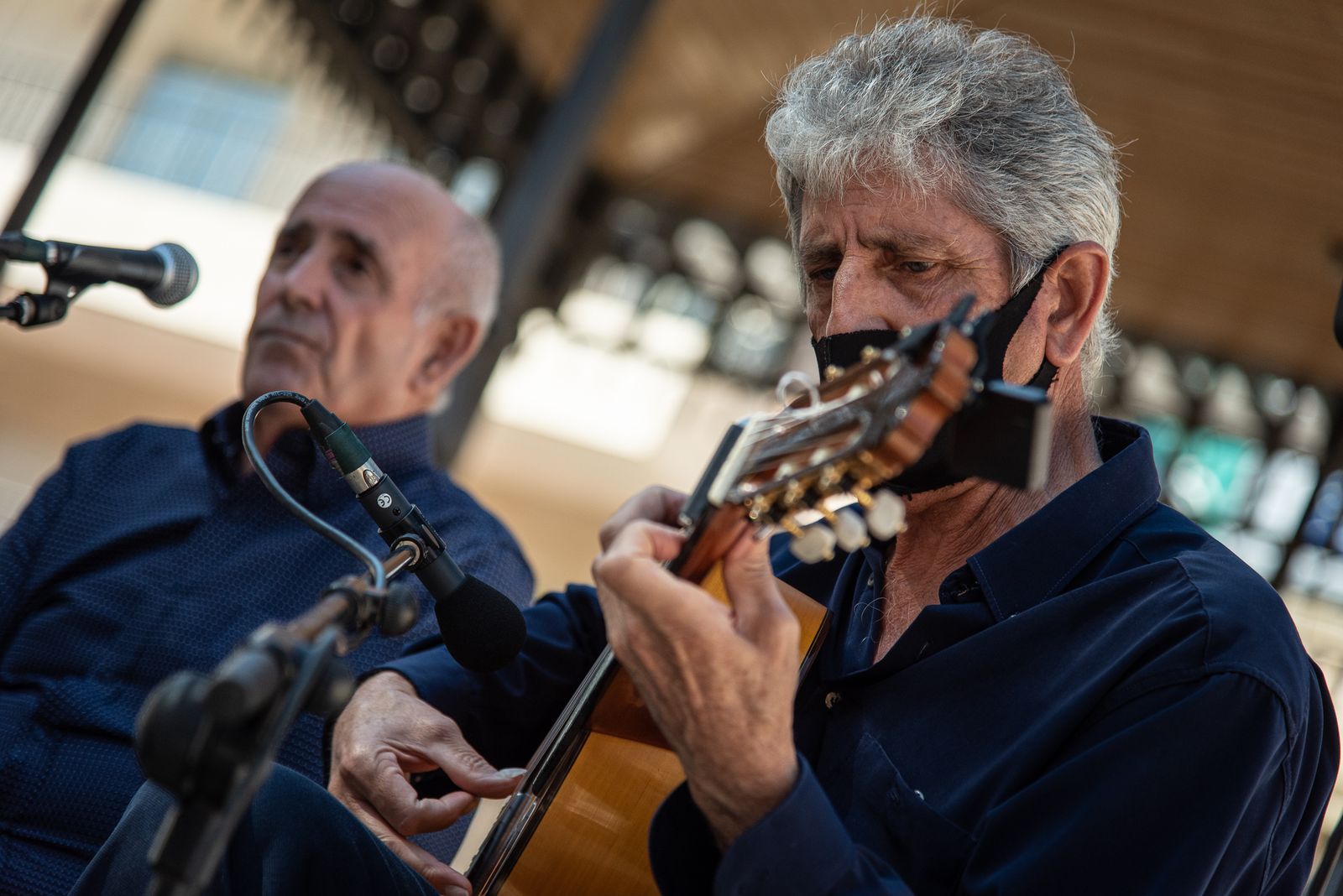 Imágenes de la peña Las Colonias en el festival flamenco Ciudad de Huelva