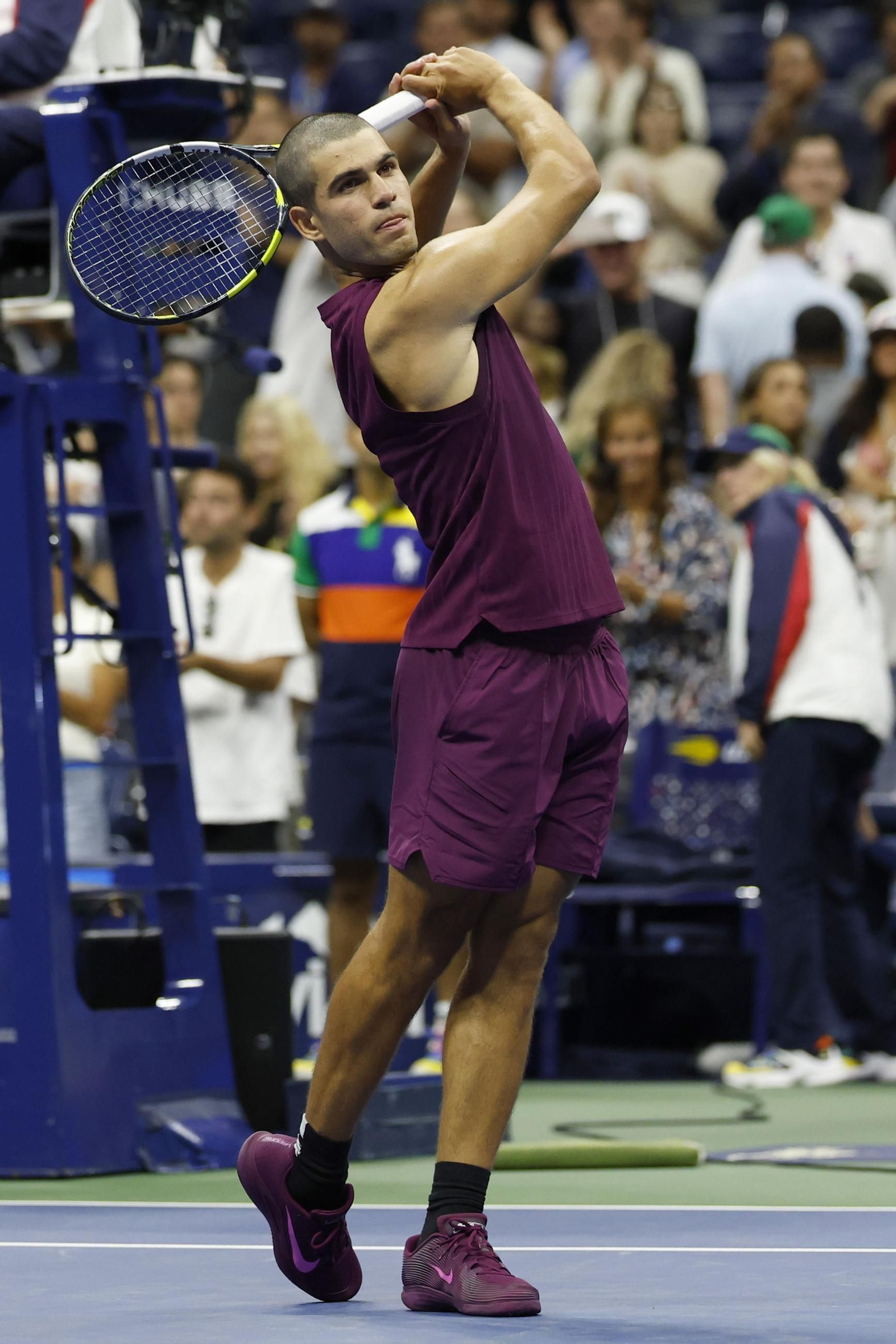 Las fotos del nuevo 'look' de Alcaraz en el Open USA