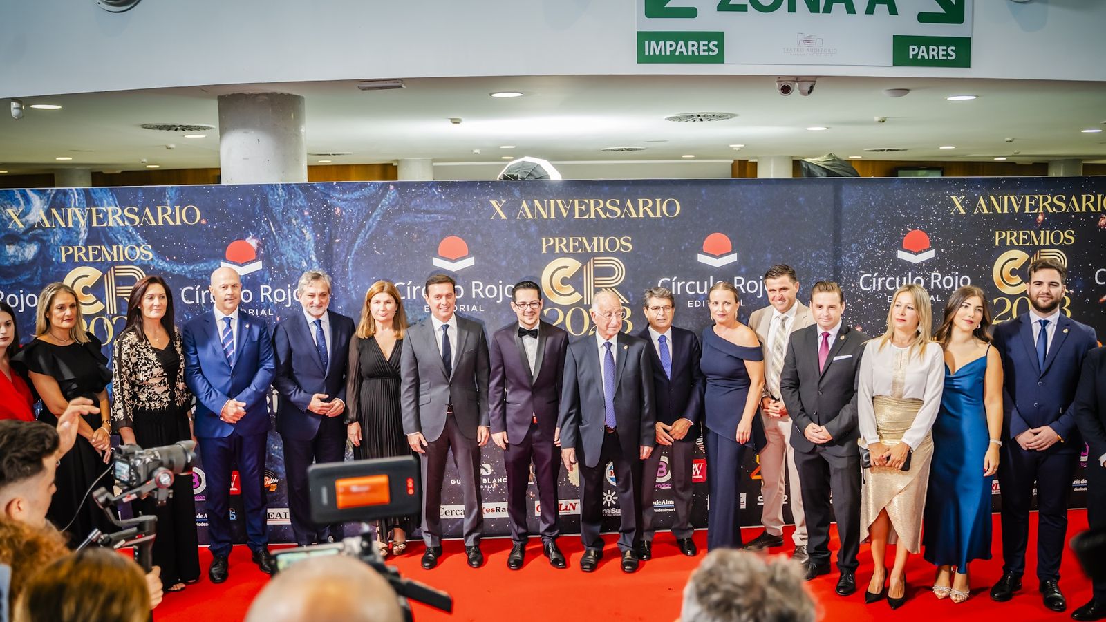 Autoridades y organizadores durante la gala del pasado año.