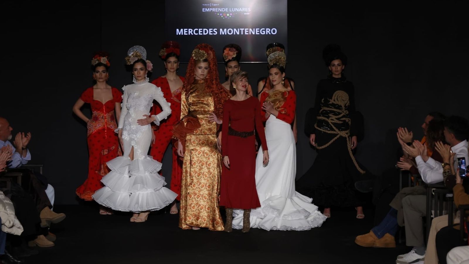 Mercedes Montenegro y su colección 'Romper el compás'.