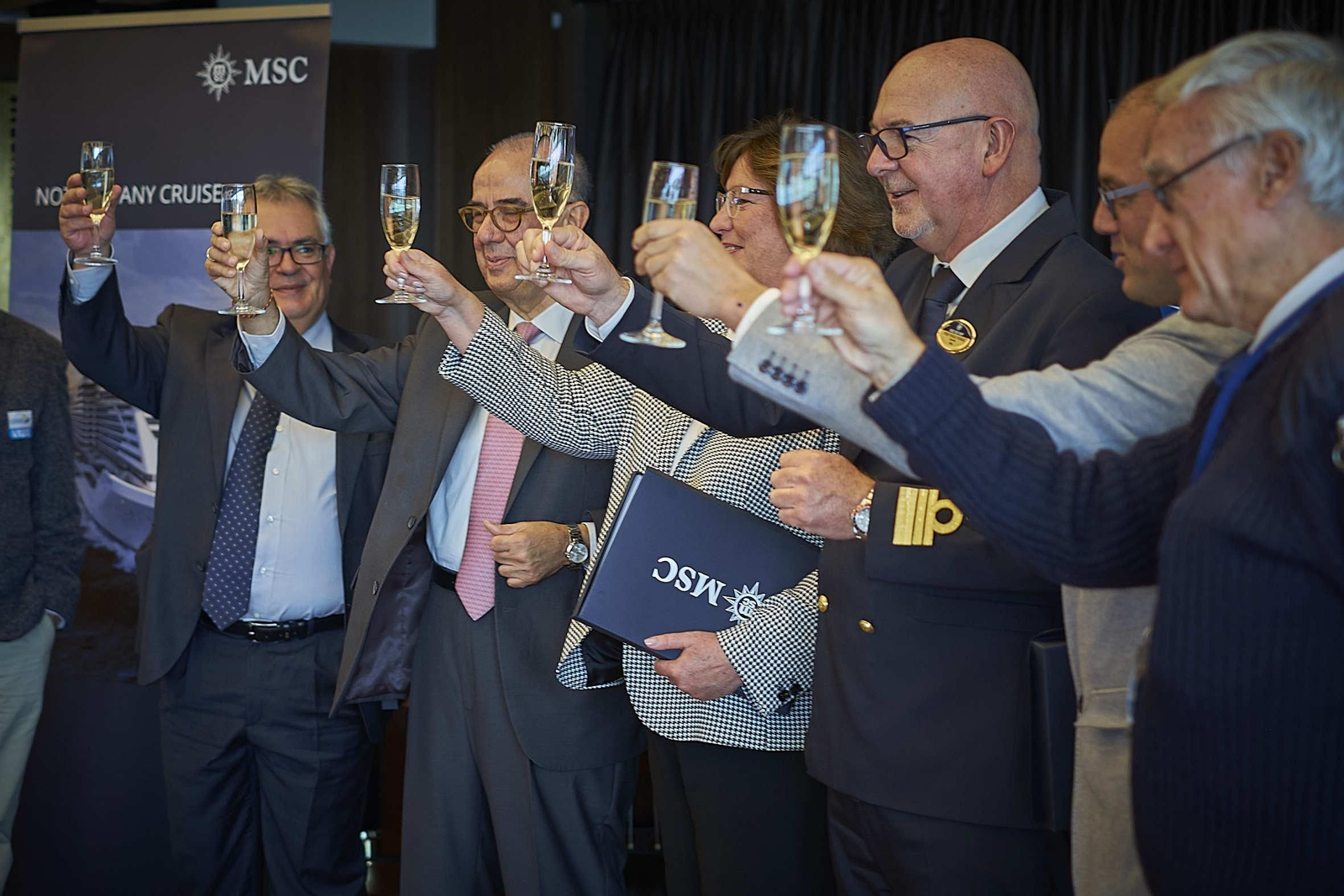 Primera escala en Cádiz del crucero MSC Seaside