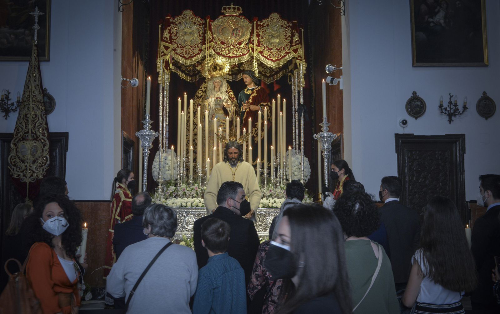 Miércoles Santo en pandemia: Los Panaderos, en imágenes