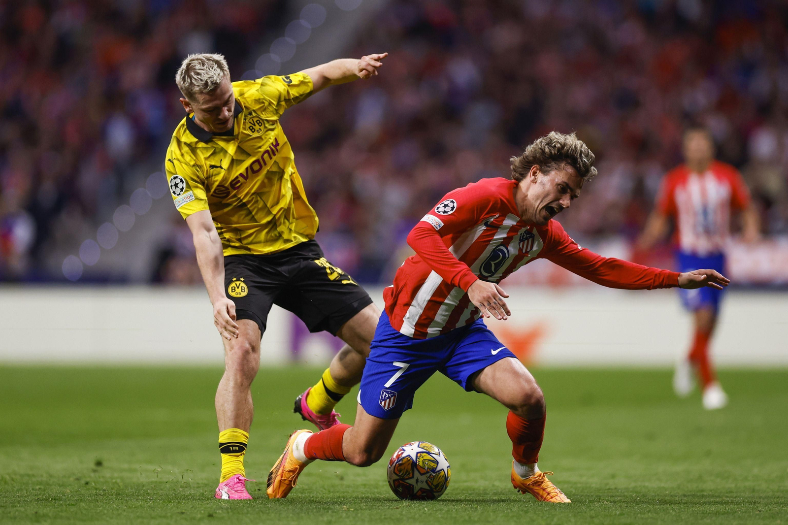 El Atlético de Madrid - Borussia Dortmund, en fotos