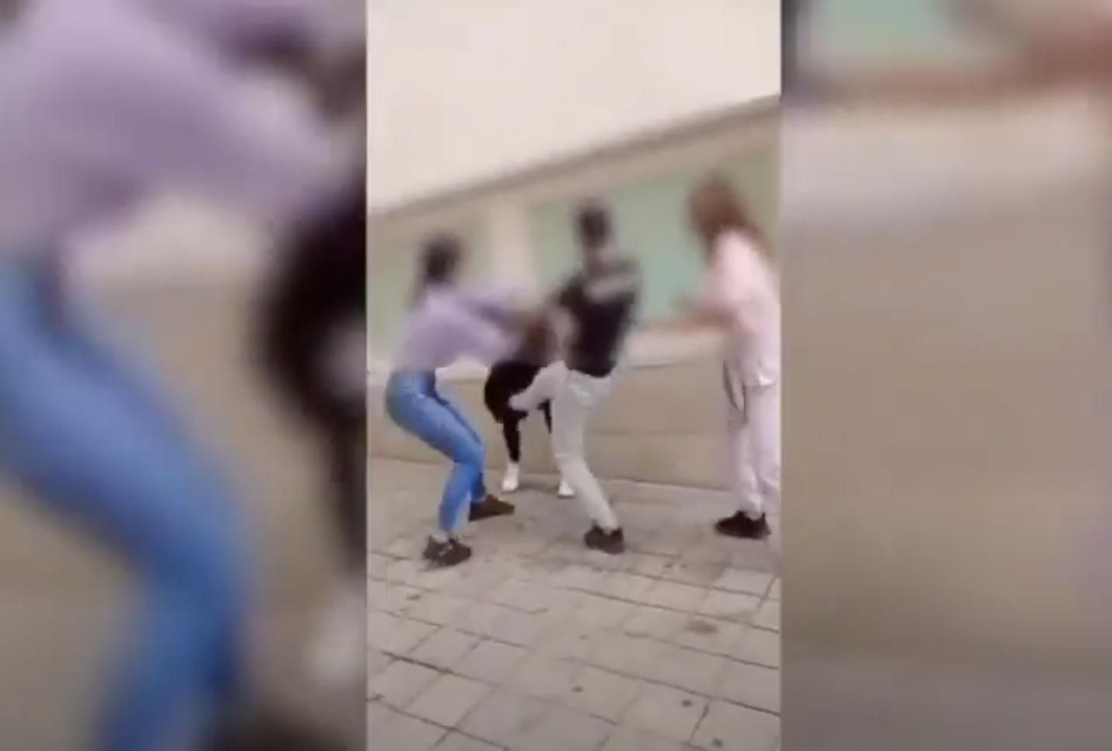 Imágenes de la agresión de las menores