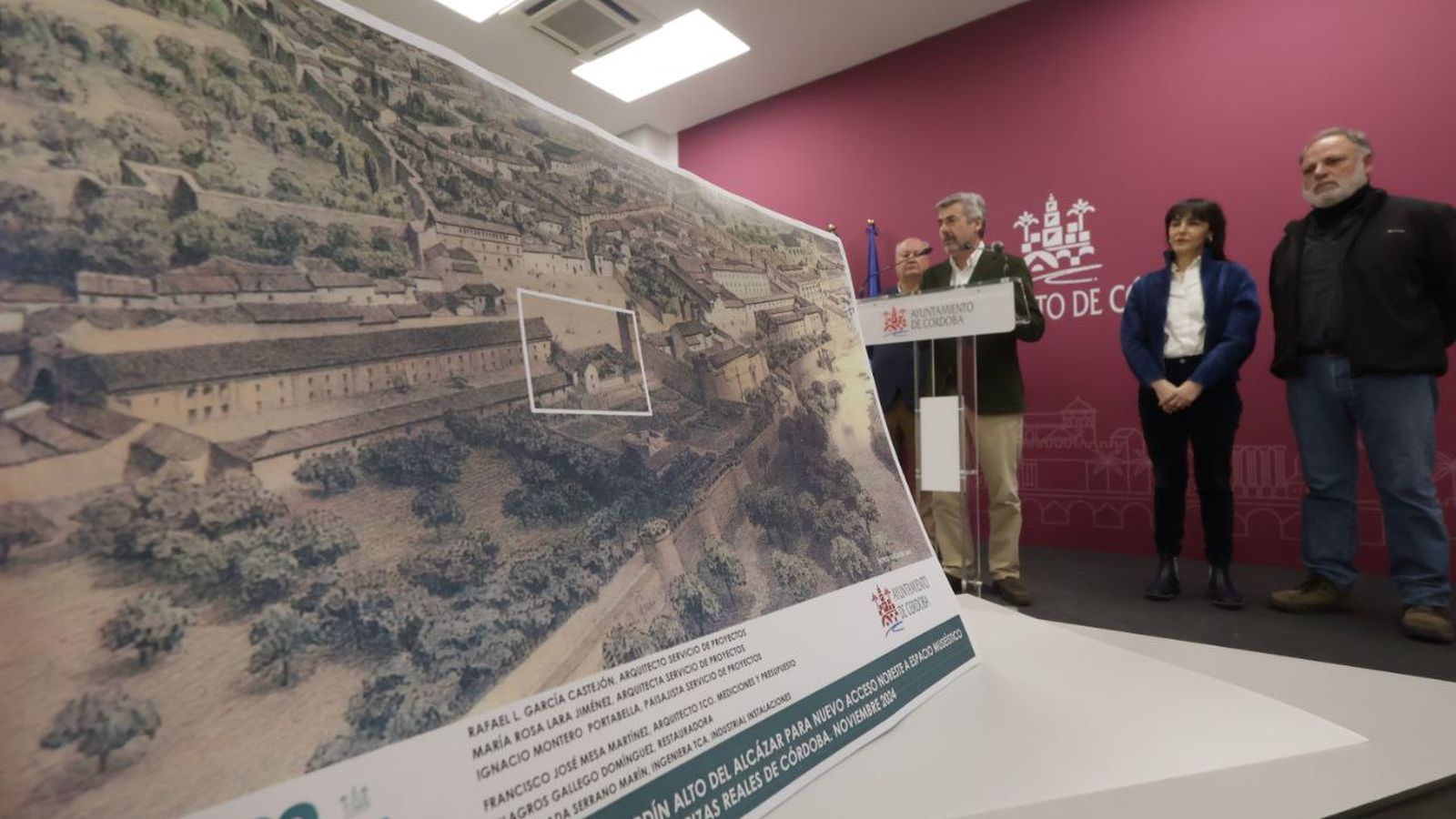 Presentación del nuevo acceso a las Caballerizas.