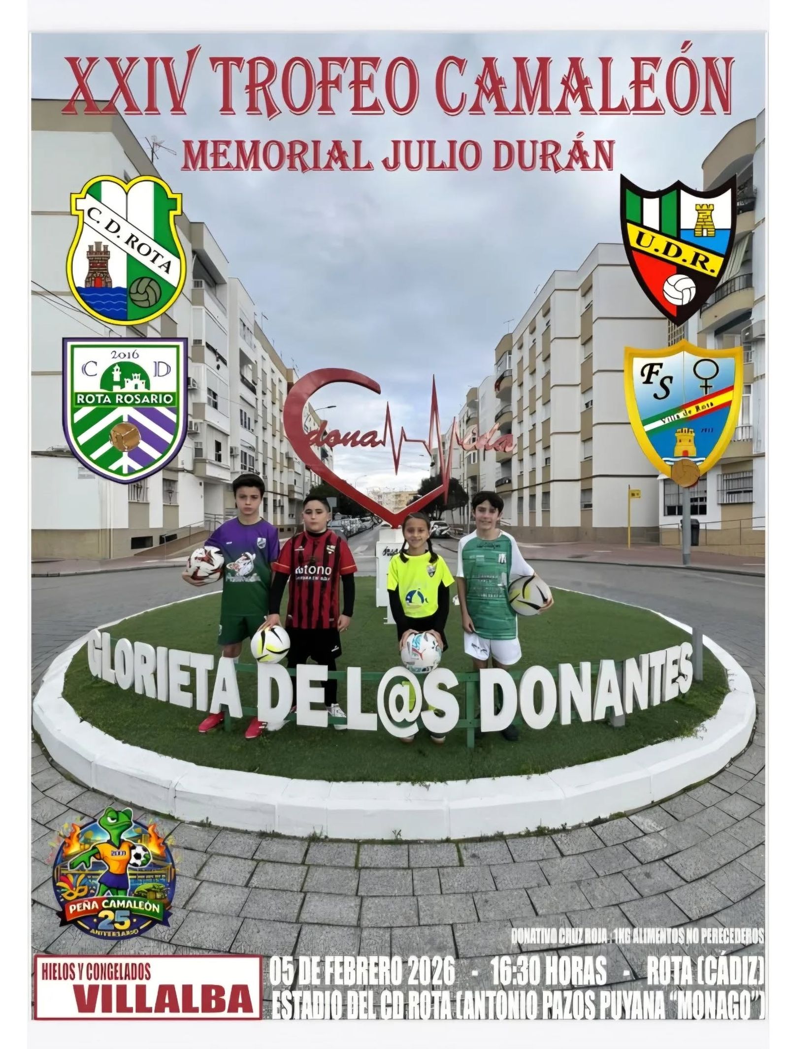 Cartel del XXIV Trofeo Camaleón Memorial Julio Durán.
