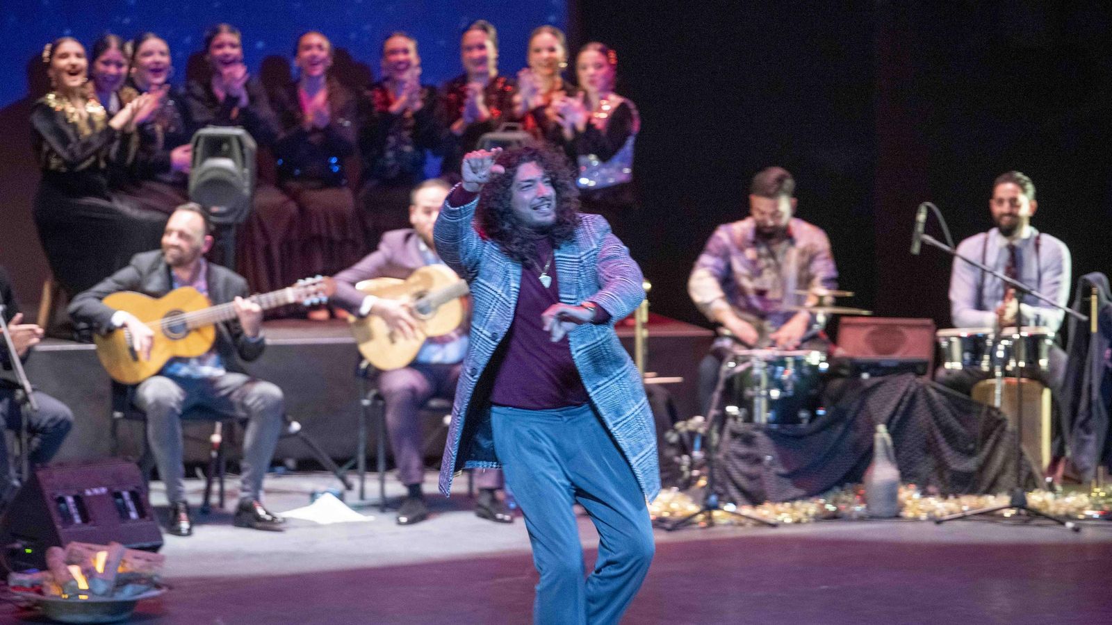 Edu García estuvo soberbio, tanto así que se arrancó a bailar.