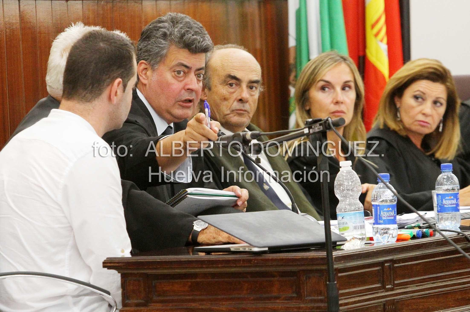 Imágenes de la declaración del acusado por el doble homicidio de Almonte.