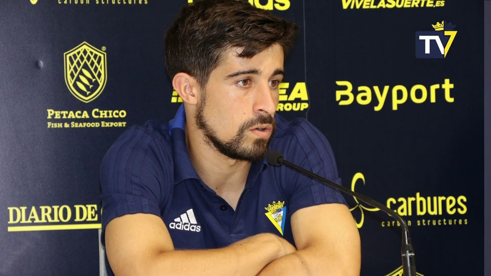 Jairo Izquierdo, en rueda de prensa.