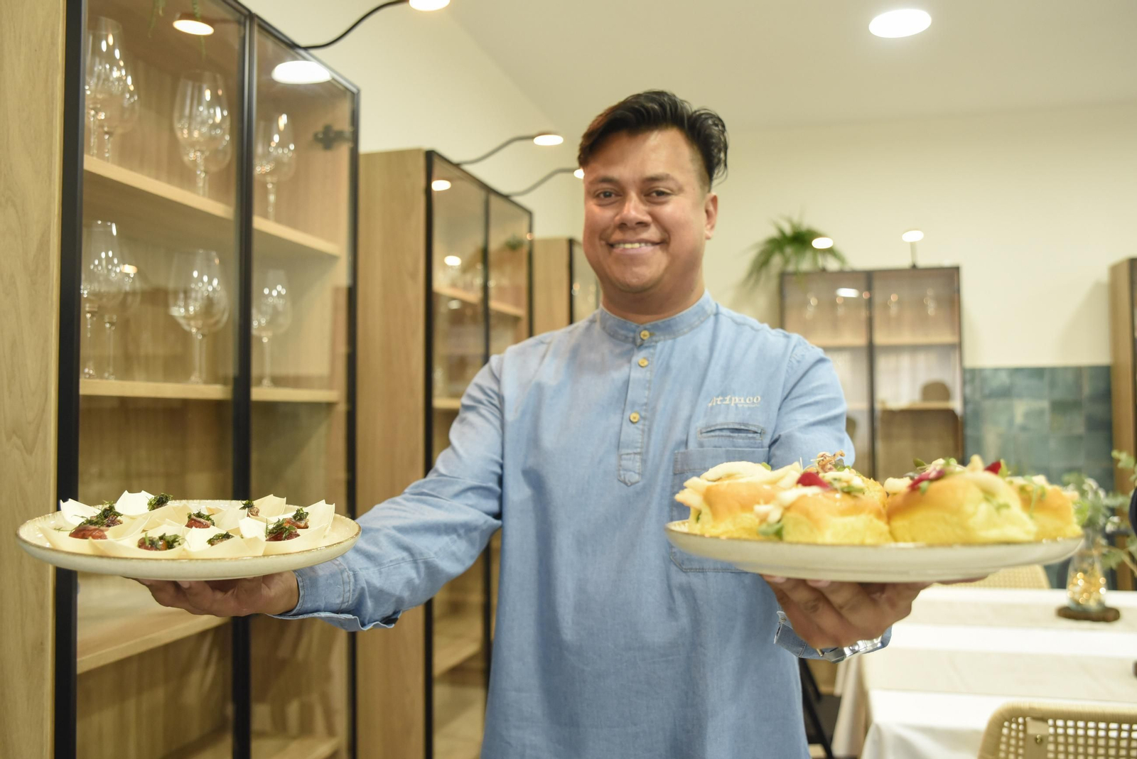 Fotos de la apertura del restaurante solidario Atípico de Betania en La Línea