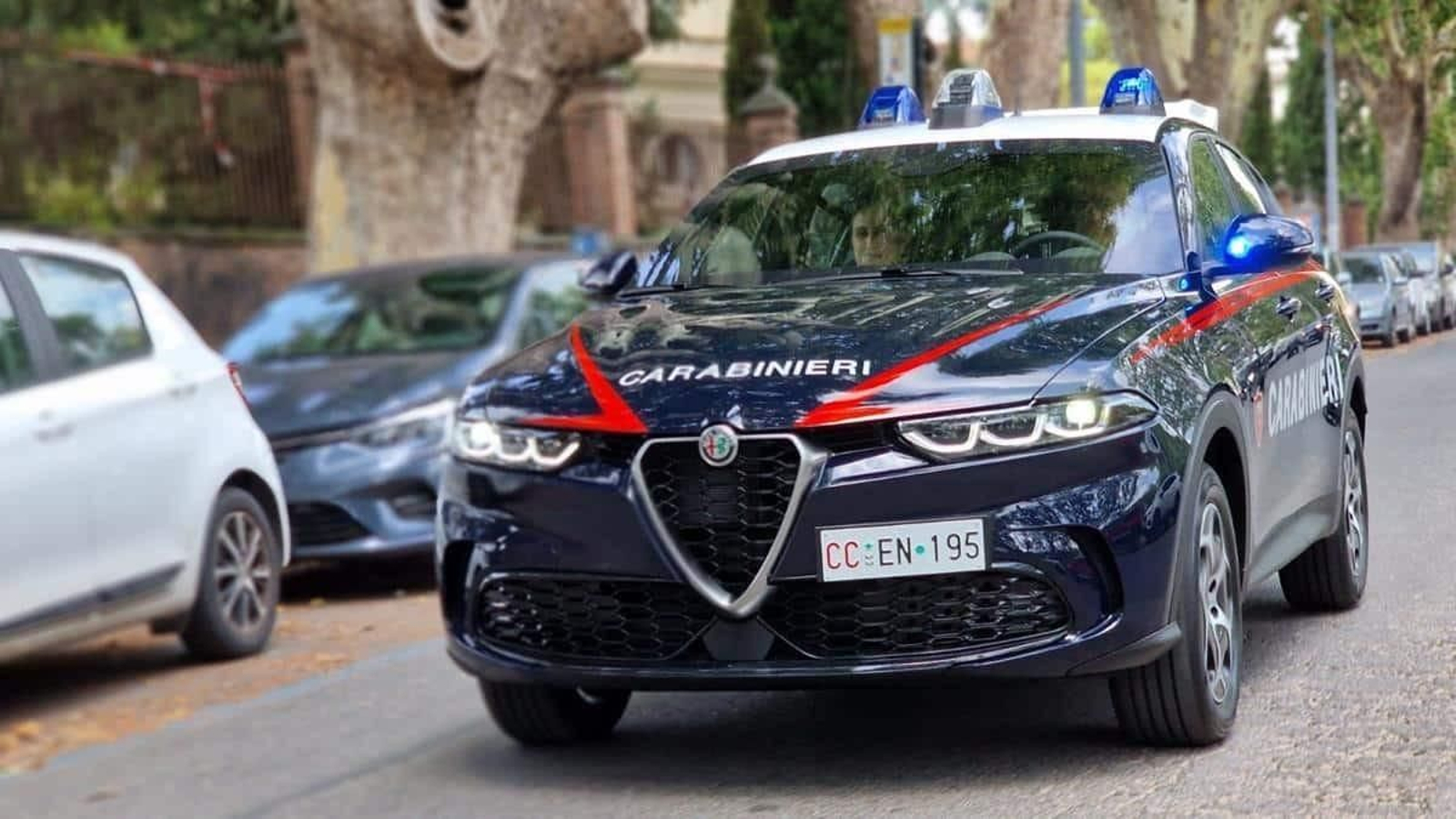 Un coche de los carabinieri, la policía italiana, en una imagen de archivo.