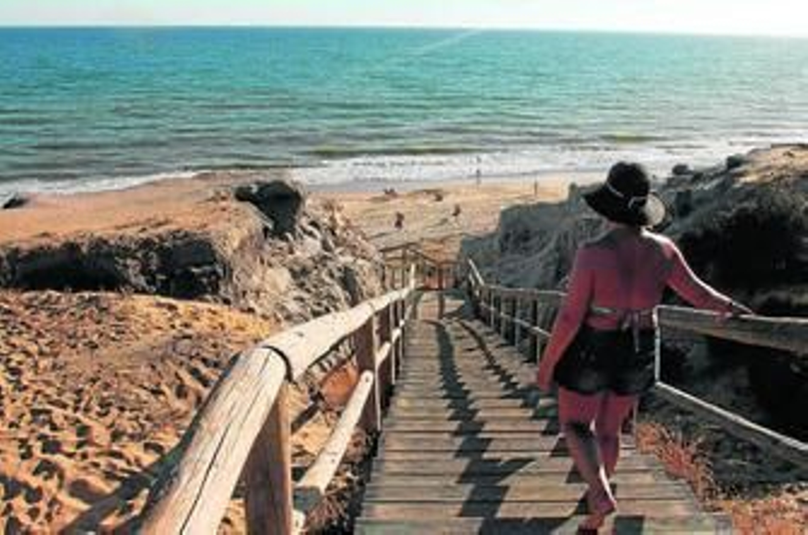 La playa naturista de Huelva