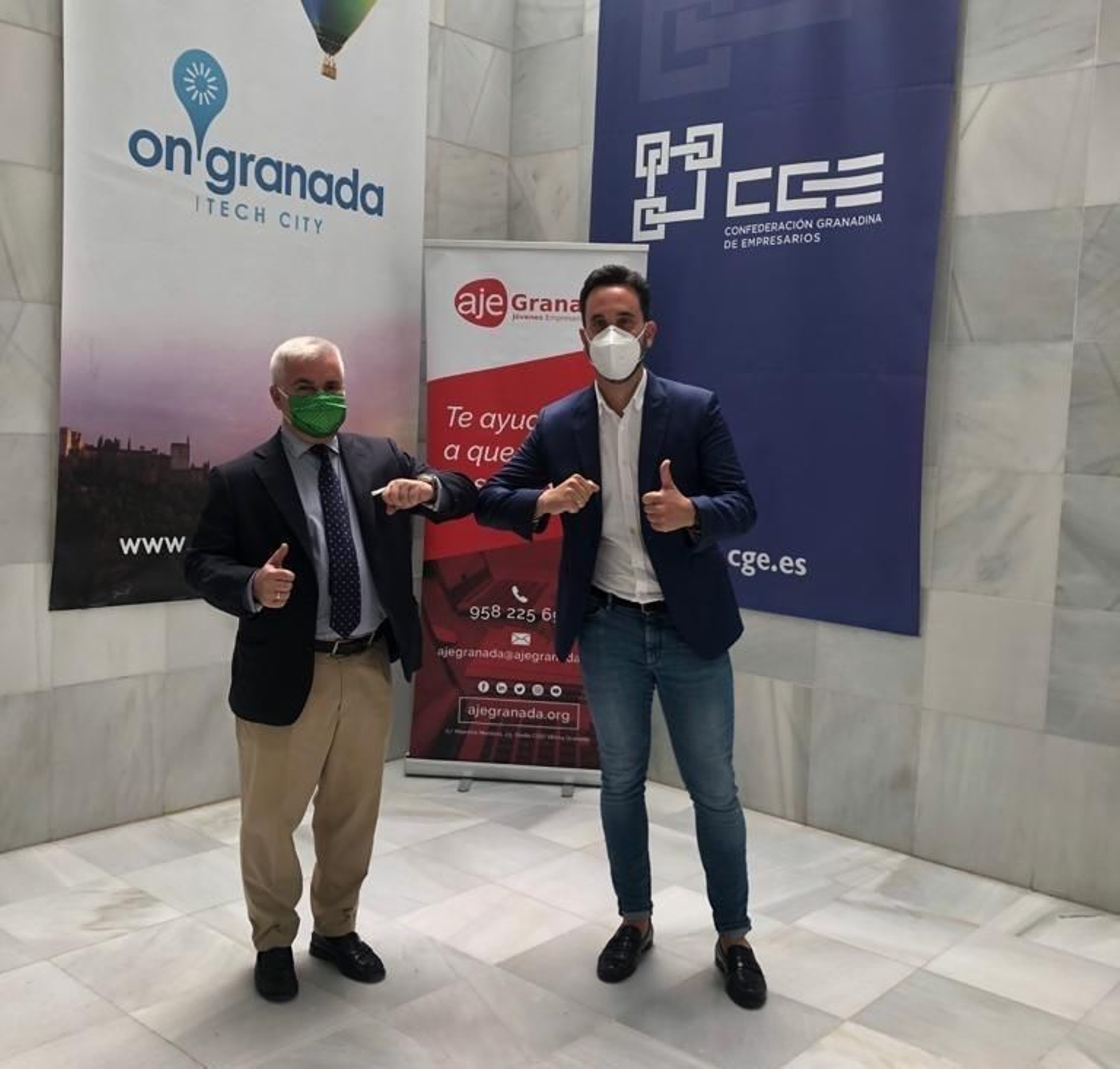 El presidente de AJE Granada, José Antonio Martínez Amat, presidente de la Comisión de Emprendimiento en Economía Digital de OnTech Innovation