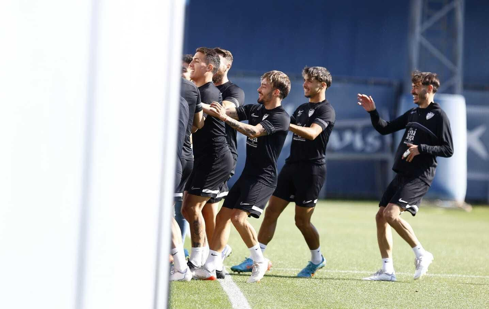 Las fotos del entrenamiento del Málaga CF antes de la visita del Oviedo