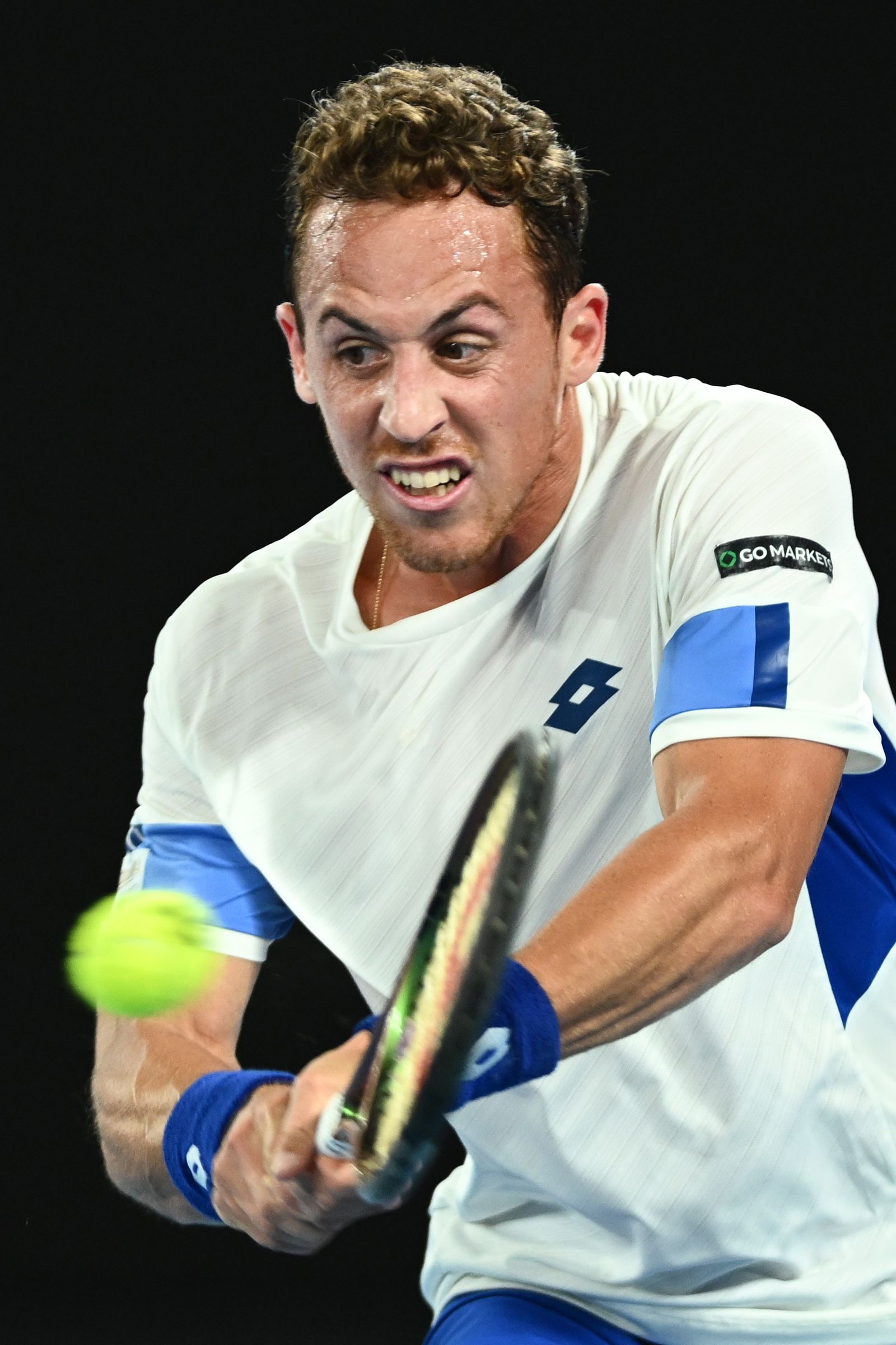 El duelo entre Carballés y Djokovic en imágenes