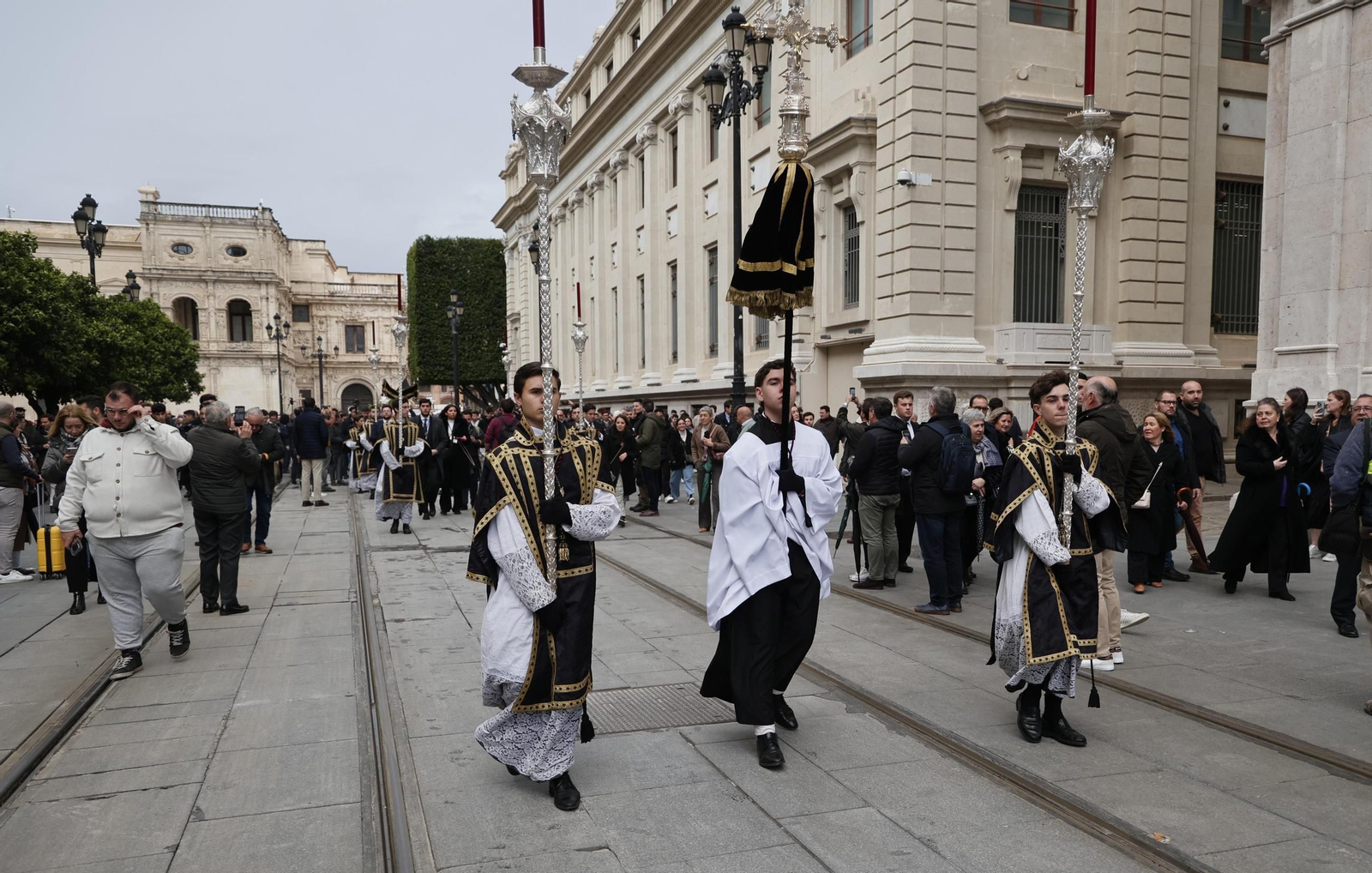 Las imágenes del Vía crucis de las Hermandades
