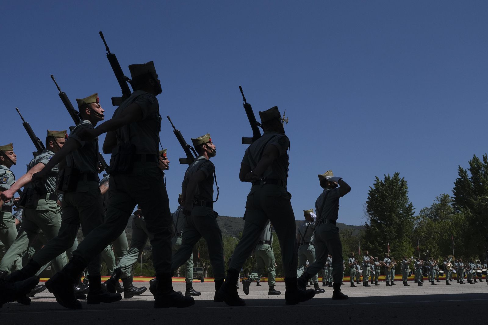 Homenaje de La Legión a los militares fallecidos, en fotos.