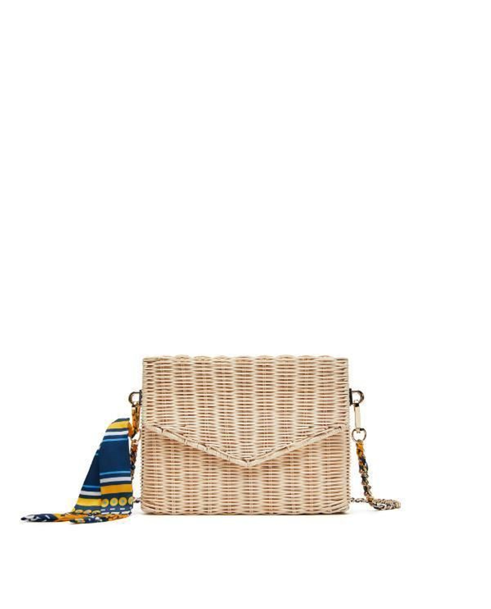 Bandolera rafia. Disponible en negra.