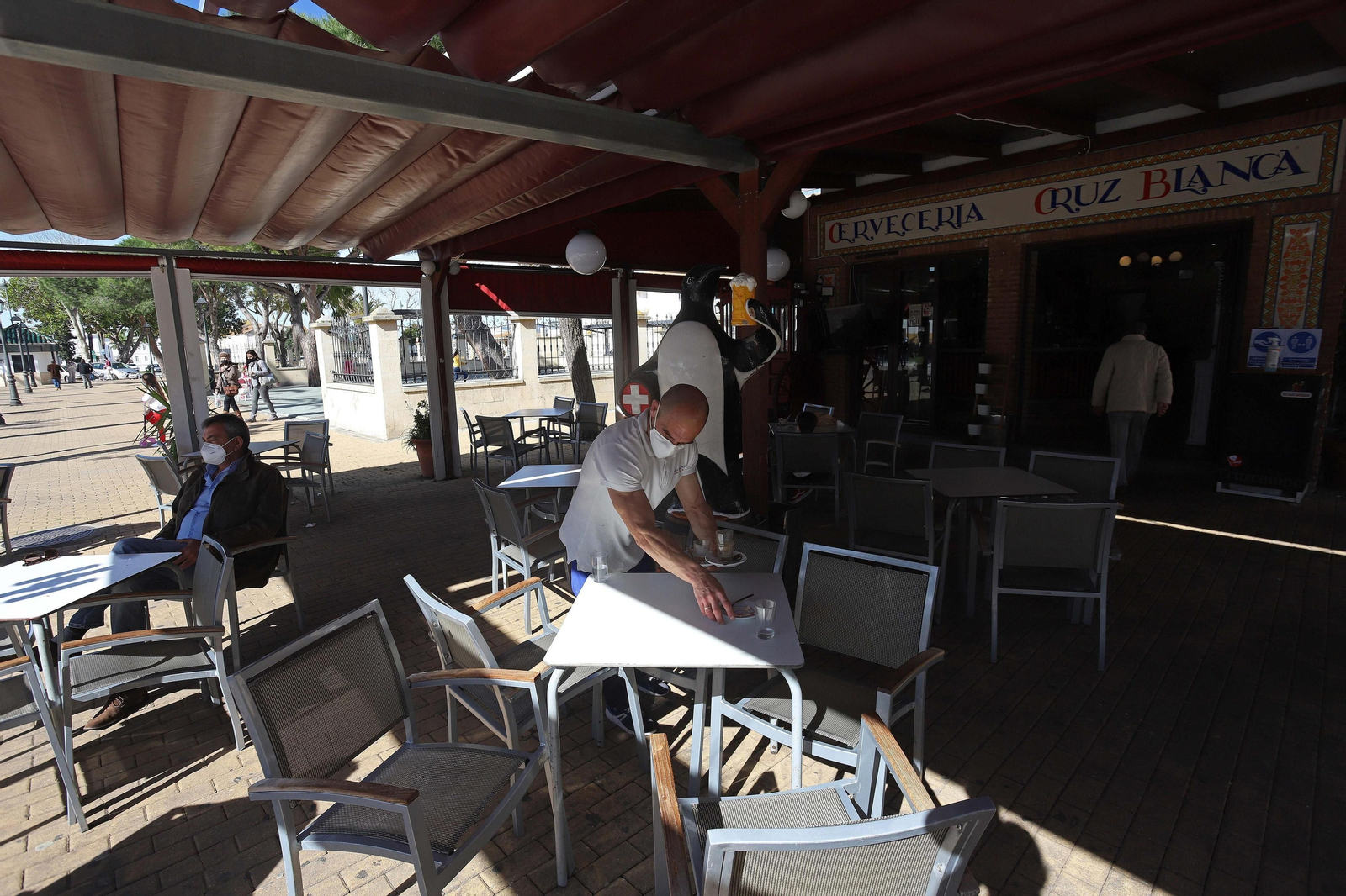 Una conocida cervecería de la Alameda de San Roque.