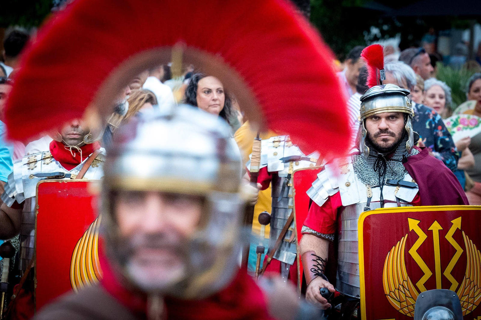 Las imágenes de la procesión del triunfo de Balbo el Menor en Cádiz Romana
