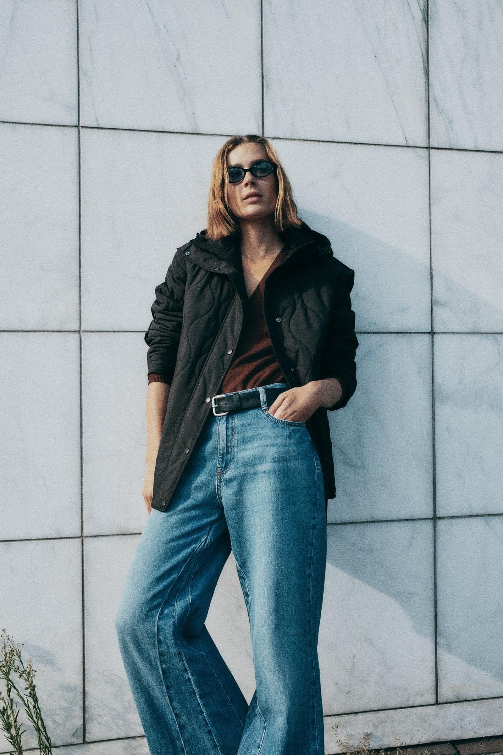 Chaqueta acolchada de Zara.