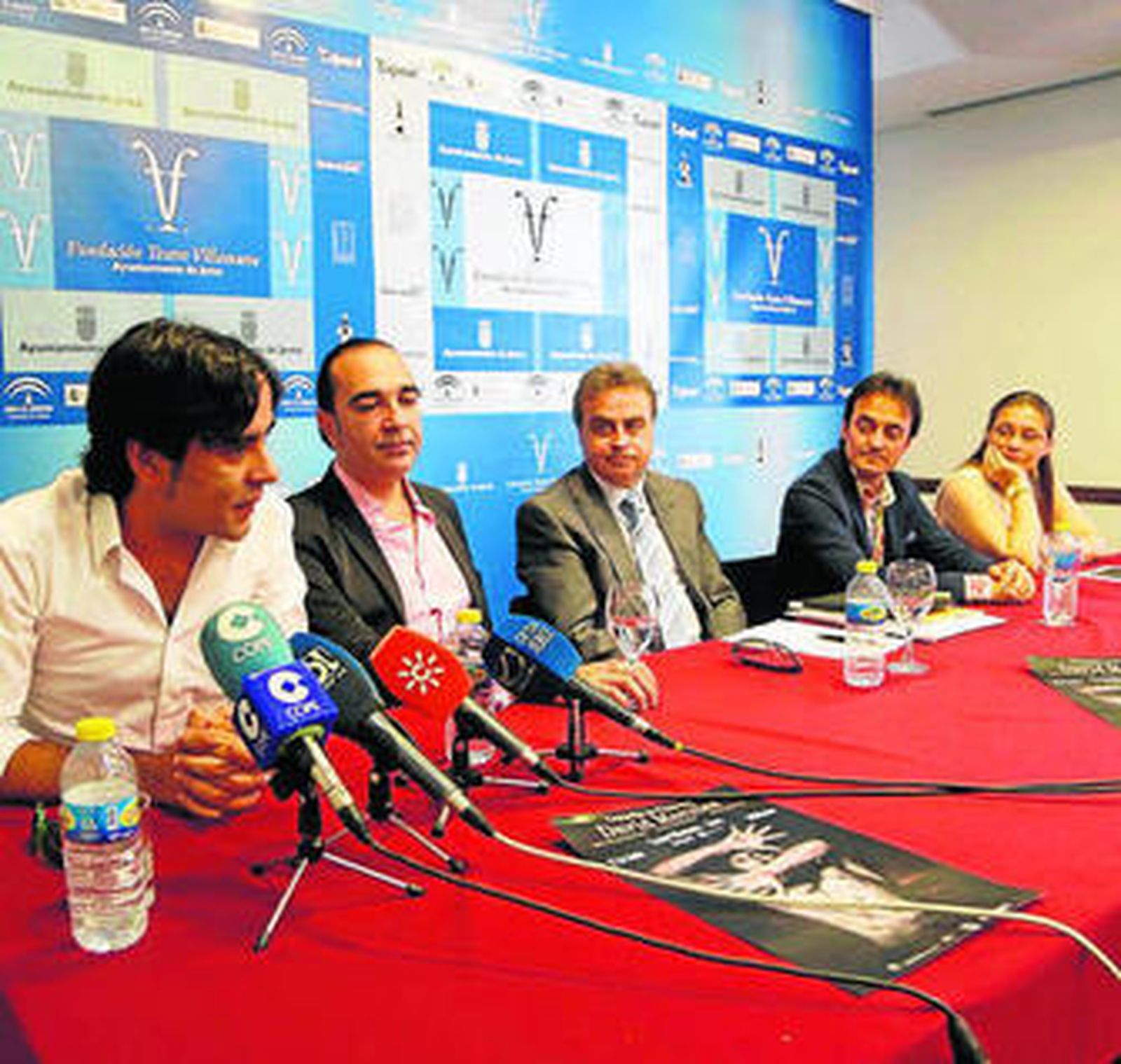 Un momento de la presentación ayer del espectáculo.