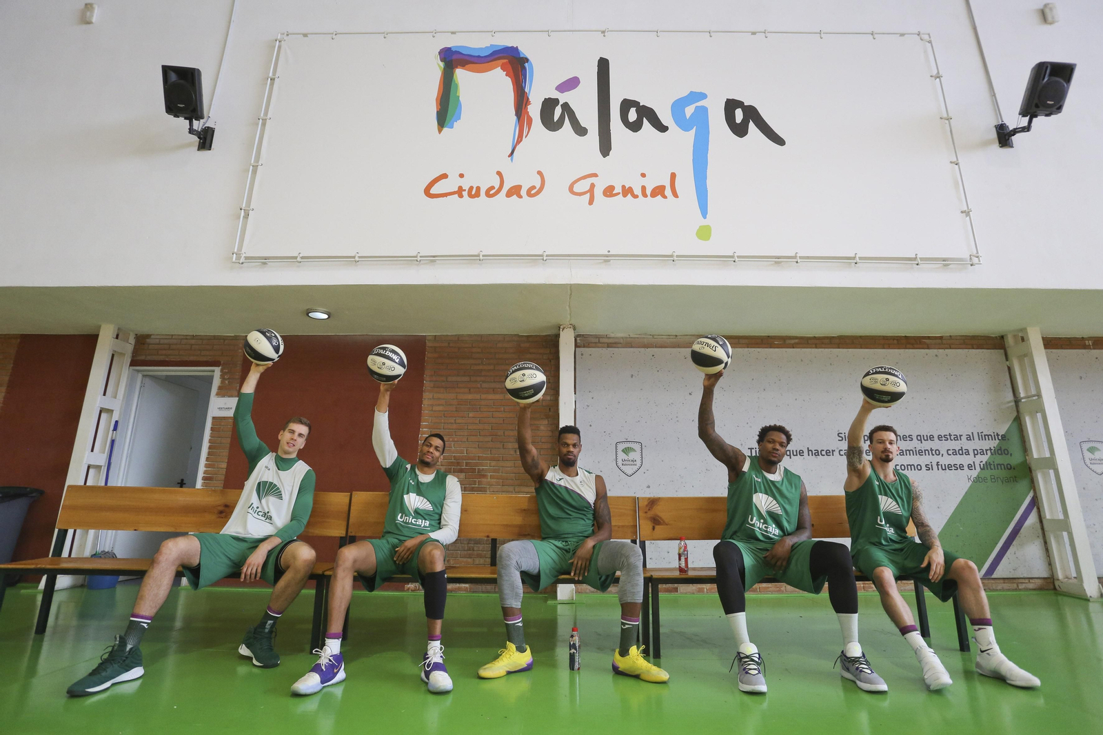 Las fotos del Media Day del Unicaja antes de la Copa del Rey