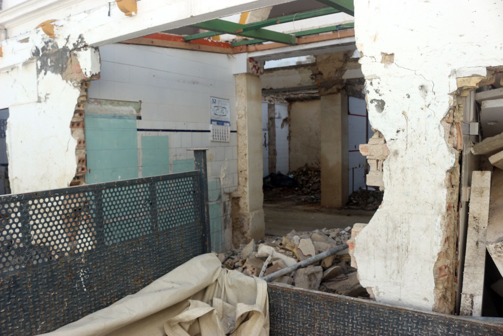 Las obras del Mercado de Abastos de Puerto Real