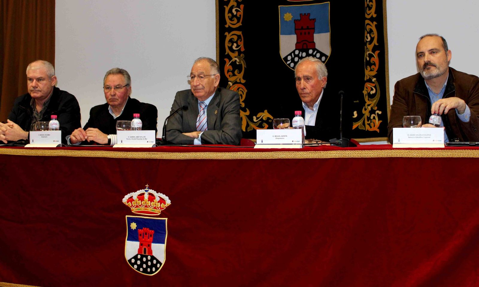 Miguel Zapata junto a Gabriel Amat.