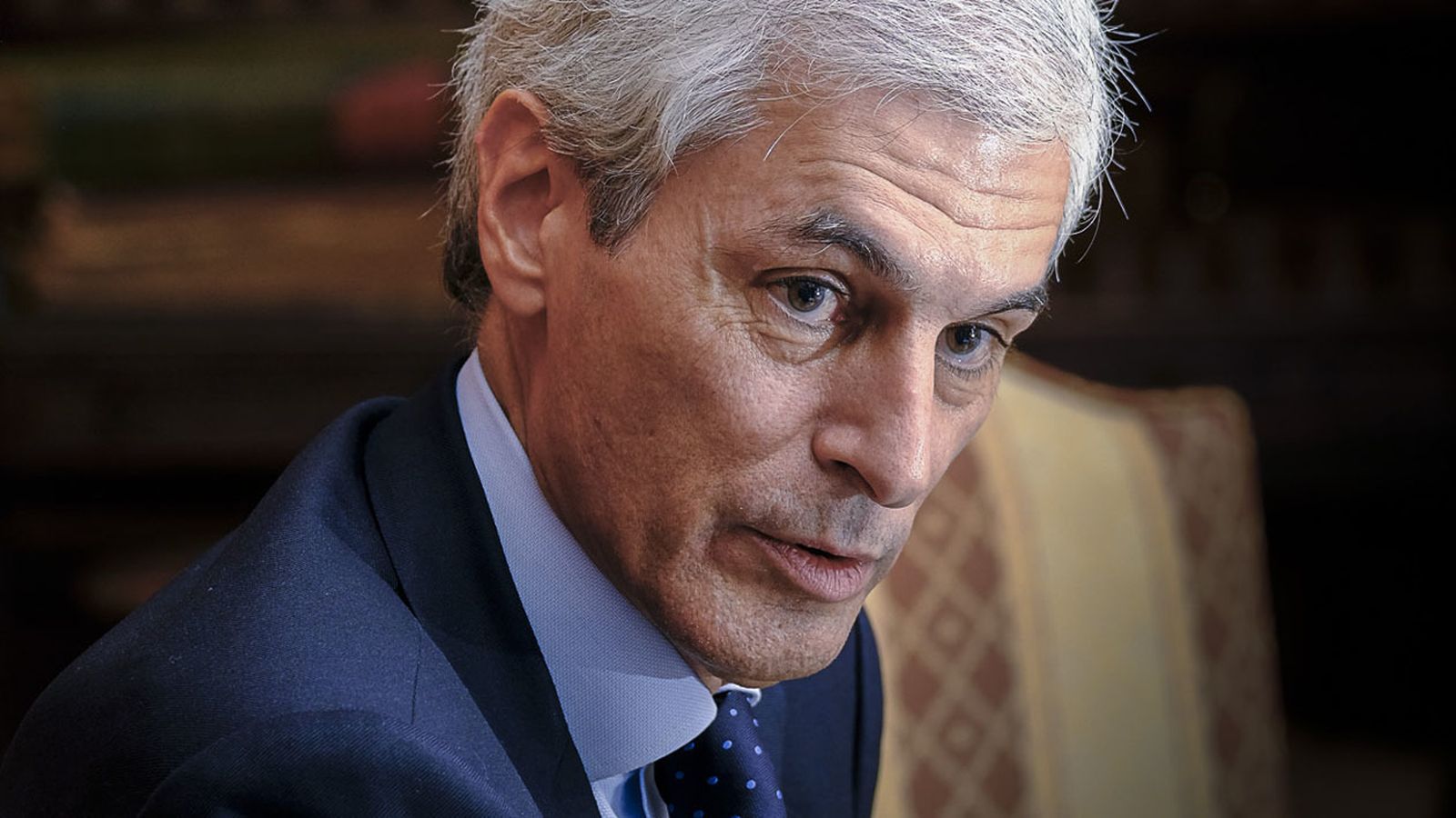 Adolfo Suárez Illana, ayer en la hemeroteca de 'Diario de Cádiz'.