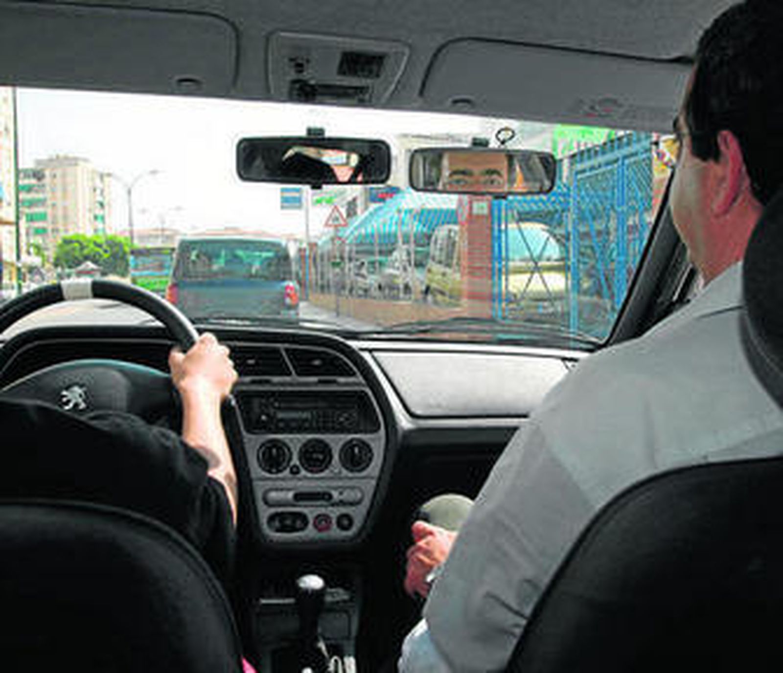 Una clase de autoescuela en Huelva.