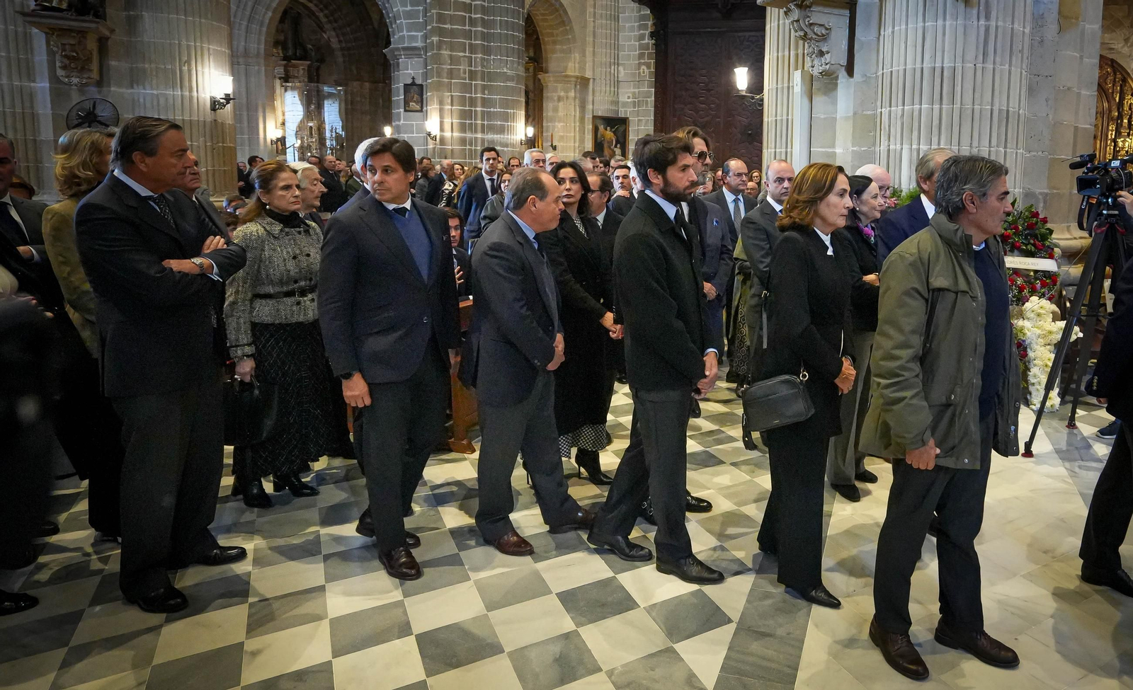Imágenes del funeral de Álvaro Domecq en la catedral de Jerez