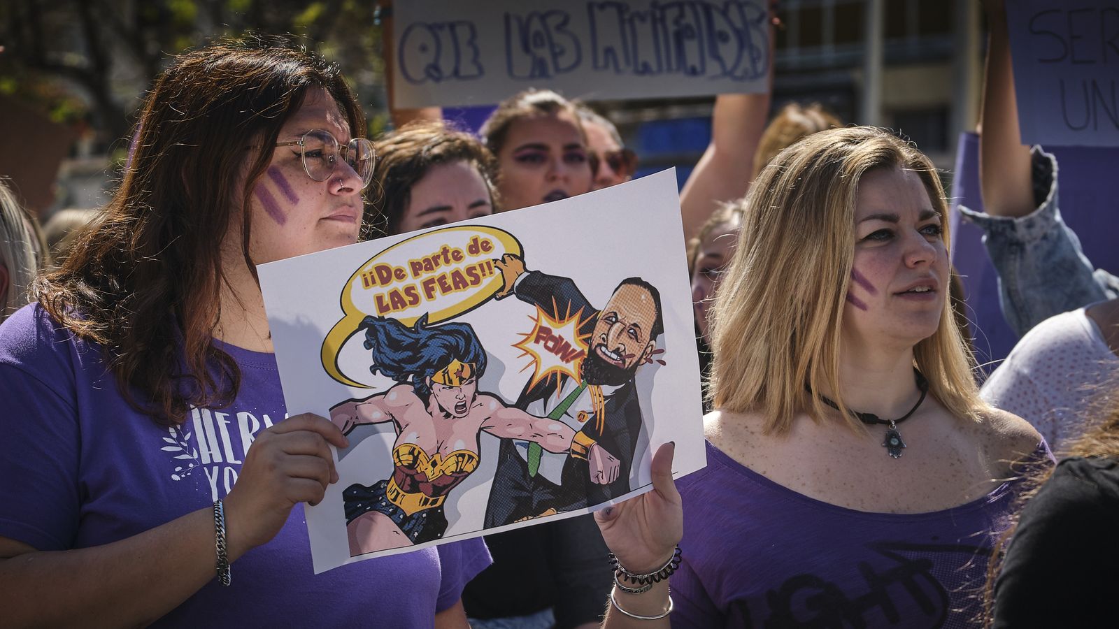 Manifestación por el Día Internacional de la Mujer.