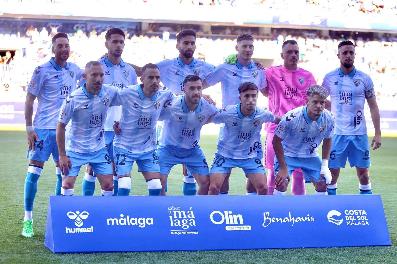 Once del Málaga ante el Antequera