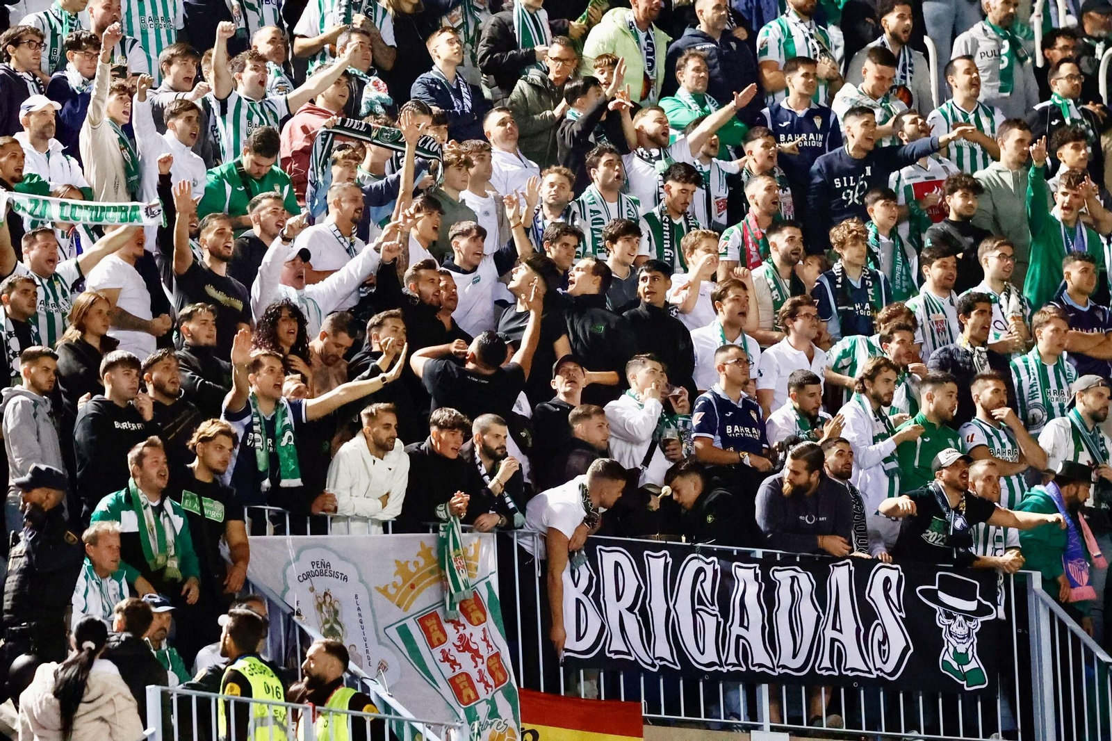 Las fotos del imponente ambiente en La Rosaleda en el Málaga - Córdoba CF
